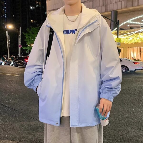 Gradient hardshell jacket